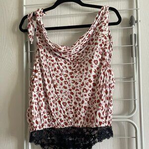 Size Large Free People Cheetah Bodysuit